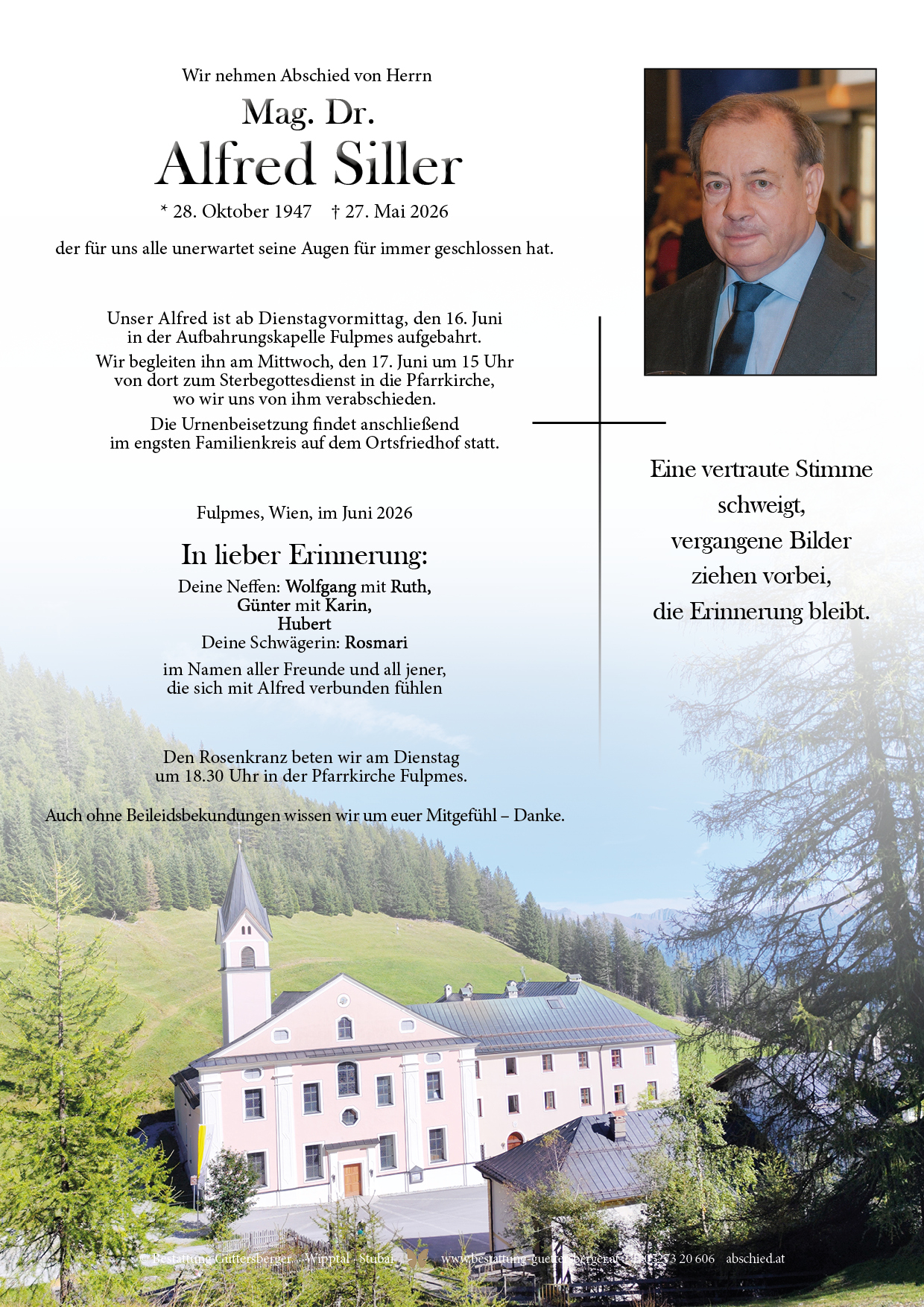 Mag. Dr. Alfred Siller